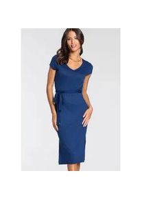 Midikleid Laura Scott Gr. 38, N-Gr, blau (royalblau) Damen Kleider Partykleid Etuikleid mit Seitenschlitz - NEUE KOLLEKTION