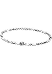 Armband Firetti "Schmuck Geschenk Silber 925 Armschmuck Armkette Blume" Armbänder Gr. Silber 925 (Sterlingsilber), silberfarben (silberfarben, kristallweiß, kristallweiß) Damen mit Zirkonia (synth.)