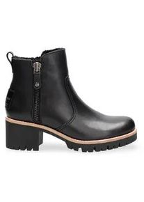 Winterstiefelette Panama Jack Gr. 39, schwarz Damen Schuhe Boots, Profilsohle, Warmfutter, Reißverschlüsse, mit Anziehlasche