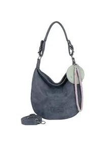 Schultertasche Fritzi aus Preussen "Fritzi Hobo" Gr. B/H/T: 10cm x 31cm x 33cm, blau Damen Taschen mit abnehmbaren Schultergurt