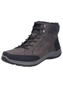 Winterboots Rieker Gr. 46, braun (dunkelbraun kombiniert) Herren Schuhe Schnürboots, Outdoorschuh mit praktischem Innenreißverschluss