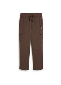 Sporthose Puma "Classics Cargohose Herren" Gr. L, Normalgrößen, braun (espresso braun) Herren Hosen