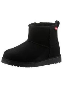 Levi's Winterboots LEVI'S KIDS "LEVIS NEW WAVE" Gr. 32, schwarz Kinder Schuhe Winterschuh, Reißverschluss-Stiefel mit kuscheligem Warmfutter