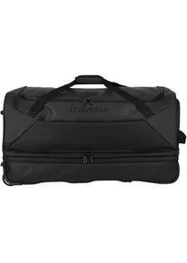 Reisetasche Travelite "BASICS Rollenreisetasche" Gr. B/H/T: 70cm x 38cm x 37cm, schwarz Taschen Reisetasche, Wasserabweisend, separates Bodenfach