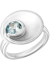 Fingerring Celesta Fingerringe Gr. 056 (17,8), Silber 925 (Sterlingsilber), silberfarben (silbergrau, blau) Damen