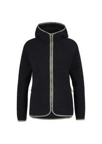 Stoic MerinoPile RissnaSt Zip Hoody Fleecejacke Damen (Gr XS |schwarz)