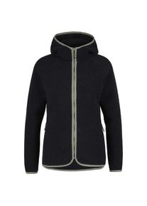 Stoic MerinoPile RissnaSt Zip Hoody Fleecejacke Damen (Gr XS |schwarz)