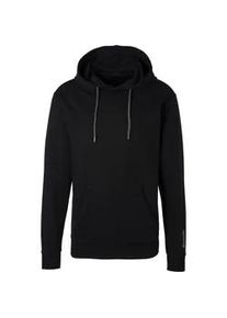 Hoodie BENCH. LOUNGEWEAR Gr. 52/54 (L), schwarz Herren Sweatshirts Langarm, Sweatshirt mit Rundhals und Kapuze, Baumwollmischung