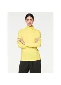 Rollkragenshirt Heine "Rollkragen-Shirt" Gr. 38, gelb Damen Shirts