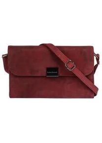 Umhängetasche Bruno Banani Gr. B/H/T: 25cm x 15cm x 3cm onesize, rot Damen Taschen echt Leder