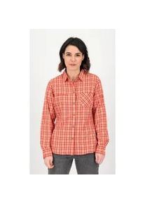 Outdoorhemd DEPROC ACTIVE "PHOENIX LS WOMEN" Gr. 50 (XL), Normalgrößen, orange Damen Hemden auch in Großen Größen erhältlich