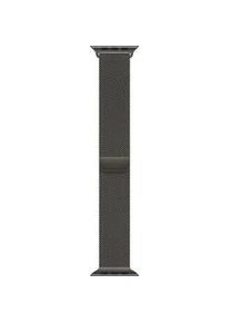 Apple Smartwatch-Armband "41mm Milanese Loop" Uhrenarmbänder grau (graphite)