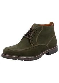 Schnürstiefelette Rieker Gr. 44, grün (khaki) Herren Schuhe Schnürboots, knöchelhohe Business-Stiefelette mit Profilsohle