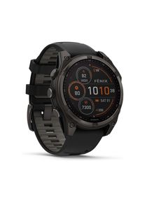 Garmin Smartwatch Fenix 8 - 47 mm Solar Sapphire Graphit Carbongrau Titan DLC 010-02906-11