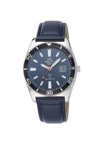 Funkuhr MASTER TIME "Super Power Sporty, MTGA-10855-31L" Armbanduhren blau Herren Armbanduhr, Quarzuhr, Herrenuhr, Datum, Leuchtzeiger