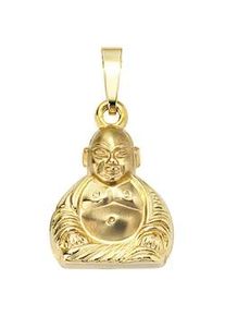 Ketten-Anhänger Jobo "Anhänger Buddha" Schmuckanhänger Gr. Gelbgold 333, goldfarben (gelbgold 333) Damen 333 Gold