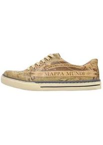 Sneaker DOGO "Damen Mappa Mundi Fantastic Beasts Vegan Damen /" Gr. 36, Normalschaft, bunt (schwarz) Damen Schuhe Skaterschuh Sneaker low Vegan