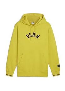 Hoodie Puma "PLAY LOUD CLASSICS Herren" Gr. L, gelb (fresh pear gelb) Herren Sweatshirts