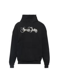 Kapuzensweatshirt Sean John "Sean John Herren JM233-004-2 SJ Retro Logo Peached Hoodie" Gr. S, schwarz Herren Sweatshirts