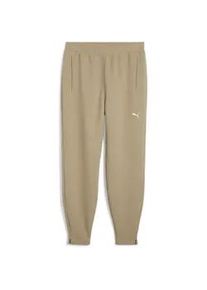 Yogahose Puma "STUDIO Texture Hose Herren" Gr. L, Normalgrößen, beige (oak branch beige) Herren Hosen