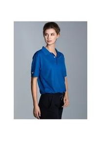 Poloshirt TRIGEMA "TRIGEMA Klassisches COOLMAX" Gr. XXXL, blau (royal) Damen Shirts