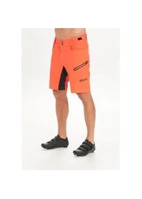 Radhose Endurance "Jamal 2in1" Gr. M, US-Größen, orange Herren Hosen mit herausnehmbarer Innentight