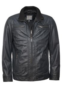 JCC Herren Lederjacke "31023632", blau, Gr. 54, Obermaterial: 100% Leder, Schaf; Futter: 100% Polyester; Wattierung: 100% Polyester, Jacken