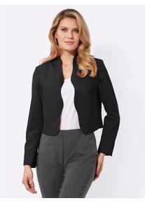 Classic Basics Damen Boleroblazer "Boleroblazer", schwarz, Gr. 52, 100% Polyester, Blazer