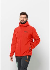 Jack Wolfskin Herren Funktionsjacke "ROBURY 2L JKT M", rot, Gr. M, OBERSTOFF 100% POLYESTER FUTTER 100% POLYESTER, Jacken