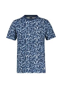 Lerros Herren T-Shirt "Lerros T-Shirt mit Print", blau, Gr. 6XL, 100% Baumwolle, Shirts