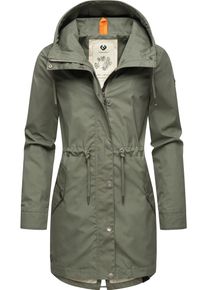Ragwear Damen Parka "Canny", grün, modisch, Gr. 4XL, Obermaterial: 65% Polyester, 35% Baumwolle, Innenfutter: 100% Polyester, Jacken, stylische