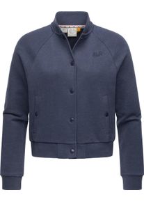 Ragwear Damen Bomberjacke "Simonette", blau, modisch, Gr. XXL, Material: 70% Baumwolle, 30% Polyester, Jacken, stylische Damen Collegejacke für den
