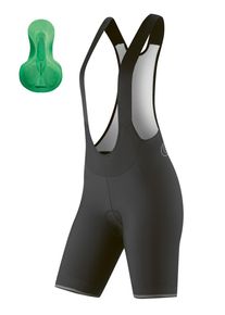 Gonso Damen Fahrradhose "Sitivo W BIB 0", schwarz, Gr. 38, 65% Polyamid, 35% Elastan, Hosen, Damen Rennradhose mit innovativem Sitzpolsterkonzept