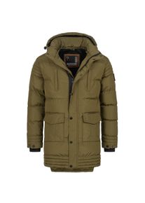 Herren Winterjacke "ASVenico", grün, Gr. M, Alessandro Salvarini, Obermaterial: 100% Polyester; Futter: 100% Polyester; Kunstfell: 100% Polyester,