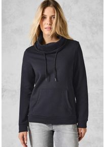 Cecil Damen Sweatshirt, grau, casual, Gr. L, bedruckt, Sweatware, 80% Baumwolle, 20% Polyester, Sweatshirts, mit Grafik-Print