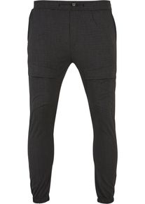 2Y STUDIOS Herren Stoffhose "2Y Studios Herren 2Y Cropped Pants", schwarz, Gr. S, unifarben, 70% Baumwolle, 20% Polyester, 10% Elasthan, Hosen