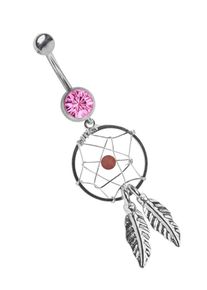 Adelia´s ADELIA ́S Damen Bauchnabelpiercing "Piercing Piercing Bauchnabelpiercing", pink, modisch, Chirurgiestahl, Piercings, 316l Stahl Banane - pink