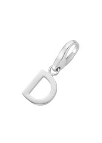 Damen Charm Buchstabe "Buchstabe D, Silber 925", silber, Giorgio Martello MILANO, Silber 925 (Sterlingsilber), Charms