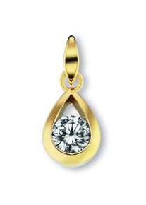ONE ELEMENT Damen Ketten-Anhänger "Zirkonia Anhänger aus 333 Gelbgold", Damen,mit Zirkonia, Gelbgold 333, gold, Gelbgold 333, Schmuckanhänger, Damen