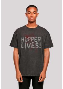 F4NT4STIC Herren T-Shirt "Stranger Things Hoppers Live Netflix TV Series", schwarz, casual, Gr. S, Obermaterial: 100% Baumwolle, Shirts, Premium