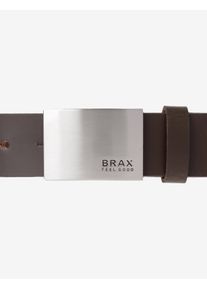 Brax Damen Ledergürtel "Style HERRENGÜRTEL", braun, Gr. 95, Leder, Gürtel