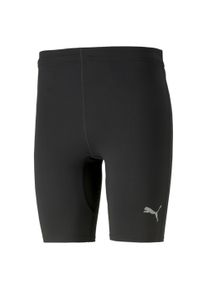 Puma Herren Lauftights "RUN FAVORITE SHORT TIGHT M", schwarz, sportlich, Gr. S, unifarben, Jersey, Obermaterial: 89% Baumwolle, 11% Elasthan, Hosen
