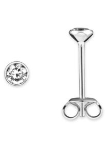 ONE ELEMENT Damen Paar Ohrhänger "Zirkonia Zarge Ohrringe Ohrstecker aus 925 Silber", Damen, Silber 925 (Sterlingsilber), silber, Silber 925
