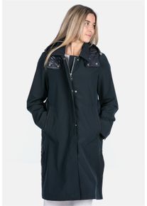 NEW CANADIAN Damen Kurzmantel "Bindweed", blau, sportlich, Gr. 48, unifarben, 100% Polyester, Mäntel, mit seitlichen Schlitzen