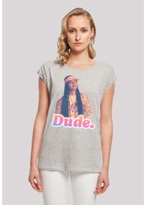 F4NT4STIC Damen T-Shirt "Stranger Things Argyle Dude", grau, casual, Gr. XL, Obermaterial: 100% Baumwolle, Shirts, Premium Qualität
