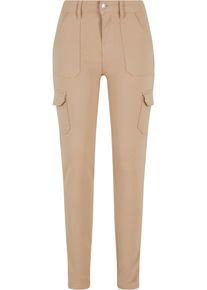 CLOUD 5IVE Damen Leggings "CLOUD 5IVE Damen Cloud5ive Damen Cargo Leggings mit 4-Pockets", beige, Gr. L, unifarben, 79% Baumwolle, 18% Polyester, 3%
