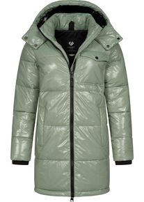 Ragwear Damen Wintermantel "Roobie Long", grün, Gr. XL, Obermaterial: 100% Nylon, Innenfutter: 100% Polyester, Wattierung: 100% Polyester, Mäntel,