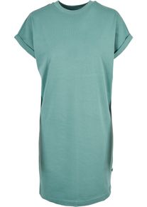 Urban Classics Damen Shirtkleid "Urban Classics Damen", grün, klassisch, Gr. S, unifarben, 100% Baumwolle, Kleider