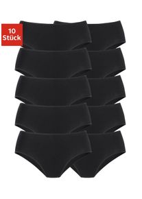 Petite Fleur Damen Jazz-Pants Slips, Gr. 32, schwarz, Obermaterial: 95% Baumwolle, 5% Elasthan, unifarben, Unterhosen, aus elastischer Baumwolle