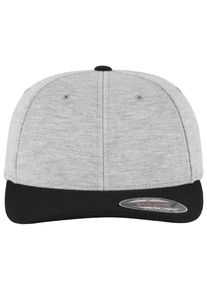 Flexfit Damen Flex Cap "Flexfit Unisex Flexfit Double Jersey 2-Tone", grau, casual, Gr. S, unifarben, 66% Polyester, 30% Baumwolle, 4% Elasthan, Caps